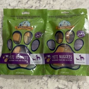 NEW Yeti nuggets for small breeds bundle of three packs